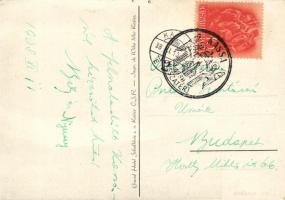 Kassa, Kosice; Grand Hotel Schalkház / Schalkház szálloda reklámlapja, étterem és kávéház, büfé, kon...