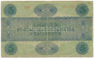 1919. 5K "OSZTRÁK-MAGYAR BANK BANKJEGYEIRE" T:III-
Adamo K8.1