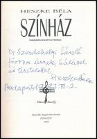 Heszke Béla: Színház. Színháztörténeti breviárium. Bp., 1995, Simonffy. Második, kiegészített kiadás...
