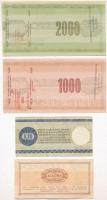 Lengyelország 1969. 0,05c "Bon Towarowy" + 1979. 0,02c "Bon Towarowy" + 1989. 10...