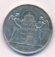 1939. 5P Ag "Horthy balra" T:1-
Adamo P8.2