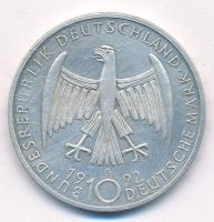 Németország 1992G 10M Ag "Kathe Kollwitz" T:2 
Germany 1992G 10 Mark Ag "Kathe Kollw...