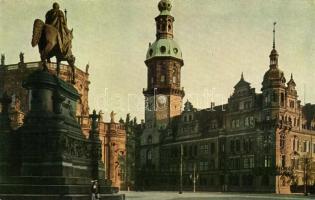 Dresden, Kgl. Residenzschloss, König Johann-Denkmal / Royal Palace, monument
