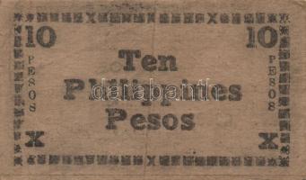 Fülöp szigetek/japán megszállás/gerilla kiadások 1941-45. 1P (2 klf), 10P, 20P (2klf) T:II,II/III Ös...