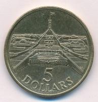 Ausztrália 1988. 5D Al-Br "II. Erzsébet / Parlament" T:1- Australia 1988. 5 Dollars Al-Br ...