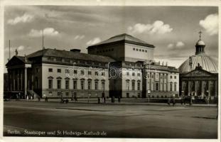 Berlin, Staatsoper und St. Hedwigs-Kathedrale / opera house, church