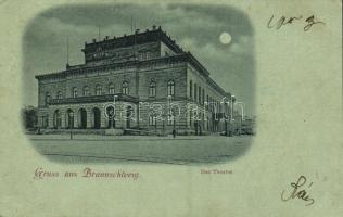 1899 Braunschweig, Das Theater / theatre