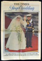 1981-1997 2 db újság, a The Times Royal Wedding c. száma, angol nyelven, és a Die Aktuelle német nye...