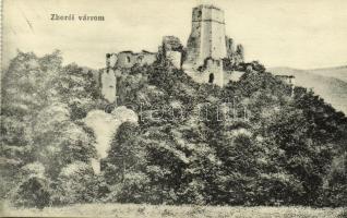 Zboró, Zborov; II. Rákóczi Ferenc vár / Zborovsky hrad / castle - képeslapfüzetből / from postcard booklet
