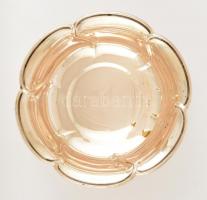 Jelzett ezüst kínáló tál. d:21 cm 210g