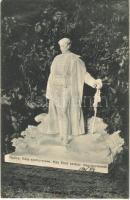 1906 Nagybecskerek, Zrenjanin, Veliki Beckerek; Kiss Ernő aradi vértanú szobra, Radnai Béla szoborműve / statue of Ernő Kiss, martyr of the Hungarian Revolution of 1848-49 (EK)