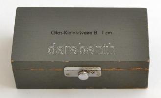 Parfűm tesztelésre szolgáló mini üveg tartályok 0,999 ml csiszolt üveg tetővel. 4 db, használatlanul...