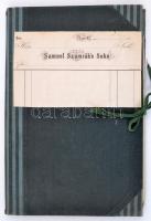 cca 1900 Samuel Szumrák's sohn Neusohl (Besztercebánya)  44 db fejléces levélpapír, eredeti map...