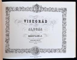 Visegrád albuma. Magyarázta Häufler J. Reprint! Bp., 1986, Állami Könyvterjesztő Vállalat. Kiadói ka...