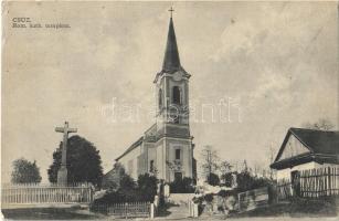 1937 Csúz, Cúz, Dubník; Római katolikus templom. Kajszák Gyula kiadása / church (EK)