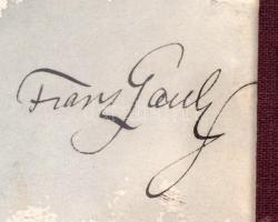 Franz Gaul (1837-1906): Balkáni lovas. Akvarell, papír. Jelzett. 31x21 cm Üveglap mögött