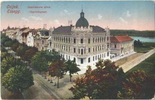 1913 Eszék, Osijek, Esseg; Chavrakova ulica / Chavrakgasse / street (Rb)