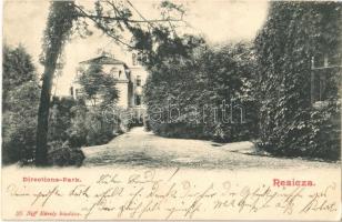 1901 Resica, Resita; Igazgatósági park. Ifj. Neff Károly kiadása / Directions-Park / directorates park