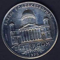 1978. "Mindszenty József bíboros-Esztergom" Ag emlékérem 24g T:2