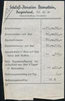 1951 Osztrák állampolgársági bizonyítvány burgenlandi férfinak és Bernstein 4 db fotót tartalmazó is...