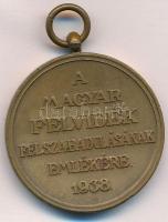 1938. "Felvidéki Emlékérem - II. Rákóczi Ferenc" Br emlékérem mellszalag nélkül T:2 ph.
H...