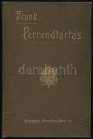 Frank Sala: A polgári törvénykezési perrendtartás mai érvényében. Bp., 1895. Franklin. Egészvászon kötésben, néhány ceruzás firkával