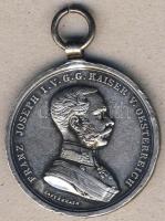 Ausztria DN cca 1860-as évek "Der Tapferkeit" Ag hadi érdemérem 17,7g T:2 ph.