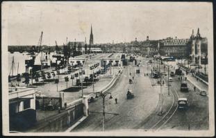 1947 Csepeli MTK labdarúgó csapatának Bordeaux-ból Soroksárra, a ErSo MaDISz Clubnak küldött képesla...