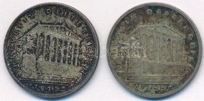 Ausztria 1925. 1Sch Ag (2x) T:2,2- patina 
Austria 1925. 1 Schilling Ag (2x) C:XF,VF patina