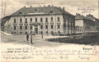 1904 Budapest XI. Kelenföld, Katonai ruhatár / Militär Monturs-Depot. Divald Károly 664. sz.