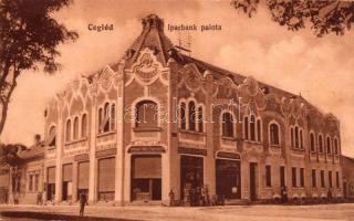 1915 Cegléd, Iparbank palota, Iparosok Termelő Szövetkezete, bútorraktár, kádár munkák raktára