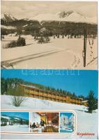 39 db MODERN képeslap a Magas-Tátrából / 39 modern postcards from the High Tatras (Vyoské Tatry)