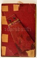 Támasztólábas réz keret, 14×9,5 cm