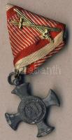 Ausztria 1916. "FJ" érdemkereszt, szalaggal T:2