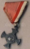 Ausztria 1916. "FJ" érdemkereszt, szalaggal T:2