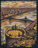 5 db Magyar várost, helyszínt, művészek képeit (Török Endre, Csanády András, Zsille Győző) nyomat: V...