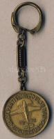 1972. "MHSZ-Budapesti Honvédelmi Nap" Br emlékérem kulcstartóként T:2