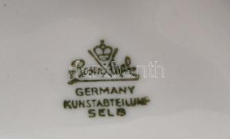 Rosenthal angyalhal, fehér mázas, jelzett (Fritz Heidenreich), hibátlan, m:25,5 cm