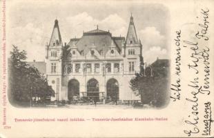 1899 Temesvár Józsefváros Railway-station (EK)