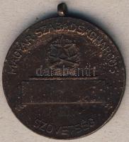 DN "Magyar Szabadságharcos Szövetség" Br díjérem T:3