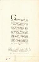 1942 Karácsonya Harcoló honvédeinké és hozzátartozóiké; levente szimbólumokkal, hajtható lap / WWII ...