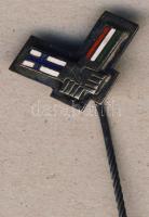 Háború előtti DN "Magyar-finn barátság" zománcozott kitűző T:2