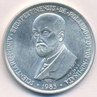 Kelemen Kristóf (1922-) 1985. "MÉE Budapest / Pázmány Péter - Eötvös Lóránd" Ag emlékérem ...