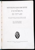 Schidrowitz, Leo::Sittengeschichte des Intimsten. Ledereinband. Wien und Leipzig, 1929. Verlag für K...