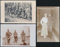 7 db I. világháborús katonai fotólap