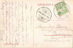 1909 Gyékényes, Dráva híd. Kiadja Pranger József 915