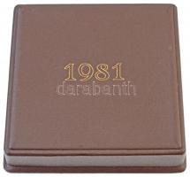 Borsos Miklós (1906-1990) 1981. "Medgyessy Ferenc születésének 100 éves évfordulójára 1981"...