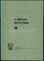 Dr. Bakóczi Antal: A vadászati balesetekről. 10. Bp.,1979, Magyar Vadászok Országos Szövetsége, 51+1 p. Kiadói papírkötés.