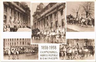 1858-1958 Bucharest, Bucuresti; Centenarul Marcii Postale Rominesti, Expozitia Filatelica Internationala / Centenary of the Romanian Postage Stamp, International Philatelic Exhibition
