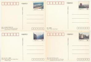 39 db MODERN kínai képeslap, közte díjjegyesek / 39 modern Chinese postcards